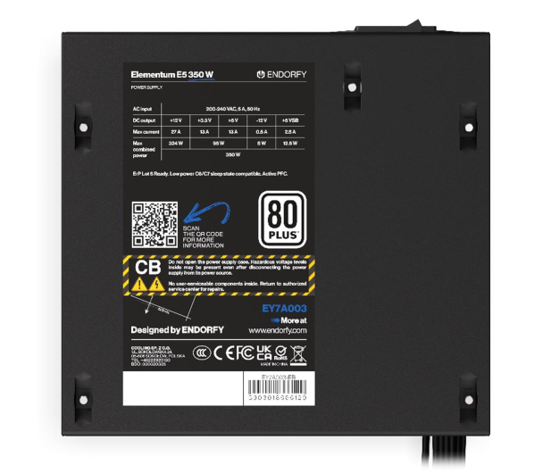 ENDORFY Elementum E5 350W 80 Plus - 1236843 - zdjęcie 4